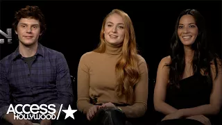 Evan Peters, Sophie Turner & Olivia Munn On The 'X-Women' Of 'X-Men: Apocalypse' | Access Hollywood