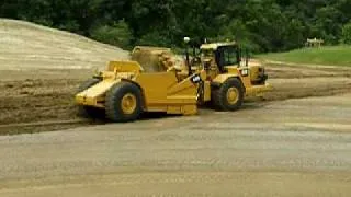 Cat Demos Its 613G Elevating Scraper at Edwards, IL