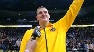 Nikola Jokic Talks about Matching Wilt Chamberlein Record