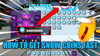 How To Get (ICE SNOW COINS) FAST And EASY in Skyblock BlockmanGo