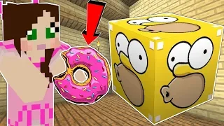 PopularMMOs Pat and Jen Minecraft THE SIMPSONS LUCKY BLOCK!!! HOMER, MARGE, BART, & LISA! Mod Showca