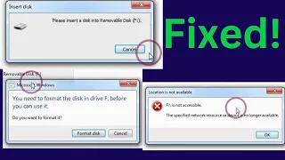 How To Fix Please Insert A Disk Into USB Drive Without Losing Data (Windows 7 8 10 11)
