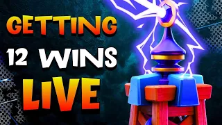 Winning Grand Challenges LIVE in Clash Royale!