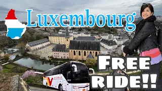 LUXEMBOURG | FREE PUBLIC TRANSPORTATION IN THIS RICH COUNTRY