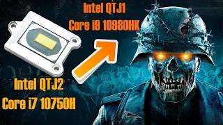 Тест мутанта QTJ2 (Core i7 10750H)🔥 Прямое сравнение с QTJ1 (Core i9 10980HK) в играх и программах🔥