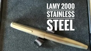 Lamy 2000 Stainless Steel fountain pen review