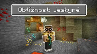 Můžete Dohrát Minecraft ve Světě, kde jsou JEN JESKYNĚ?