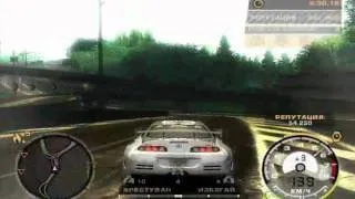 Need For Speed Most Wanted Police Pursuit with Toyota Supra.wmv