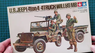 Tamiya 1/35 U.S. Jeep 1/4 ton 4x4 Truck Willys MB - Kit Review