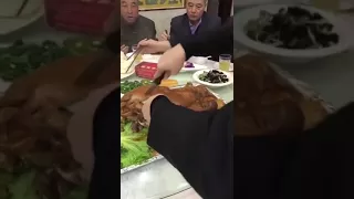 Muslims from China eating Pork?