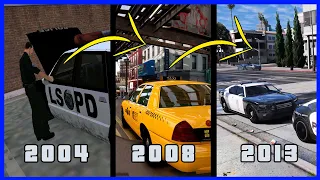 Evolution of TAXI/POLICE Cars | GTA Games History