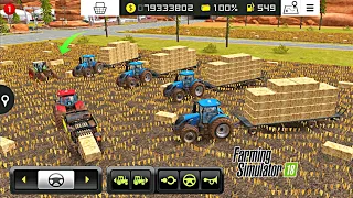 Farming Simulator 18 Making Straw Bundle | How To Use Bale Tool In Fs 18 🤔