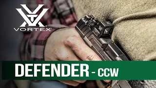 ALL NEW Vortex Defender CCW Red Dot 3MOA and 6MOA