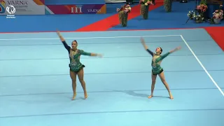 Beatriz Carneiro & Yasmin Rodrigues (POR) - 2023 ACRO European bronze medallists, All-Around