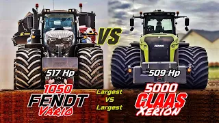 Fendt 1050 Vario VS Claas 5000 Xerion [Monster VS Monster] Which comes first? (Ultimate comparison)