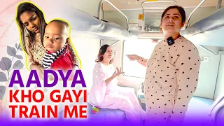 Aadya gayi apni nani ke paas train me😱| LittleGlove