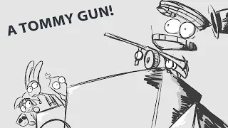 A Tommy Gun animation ( The Amazing Digital Circus )