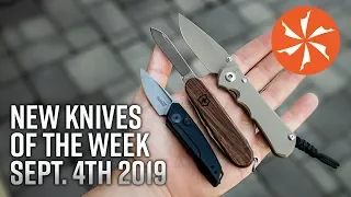 New Knives for the Week of September 4th 2019 Just In at KnifeCenter