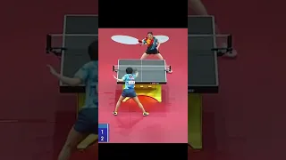 Hirano Vs Chen Meng #tenismeja #pingpong #tabletennis #tabletennisplayer #tenisdemesa #shorts #pong