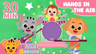 Hands In The Air + Head Shoulder Knees & Toes + more Little Mascots Nursery Rhymes & Kids Songs