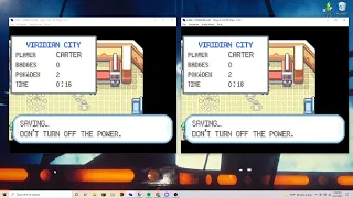 How to trade with yourself in Gen 3 on mGBA