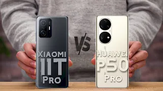 Xiaomi 11T Pro vs Huawei P50 Pro Full specification and comparison.