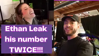 BTS Crew watches Ethan Leak Phone number TWICE  on LiveStream