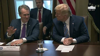 President Trump Meets with Bankers on COVID-19 Response