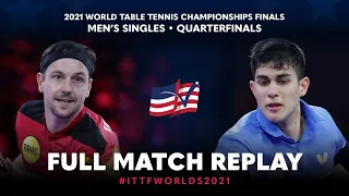 FULL MATCH | BOLL Timo (GER) vs JHA Kanak (USA) | MS QF | #ITTFWorlds2021