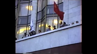 Митинг у Дома Советов 23 сентября 1993 года: Анатолий Крючков, Виктор Анпилов, Виталий Уражцев