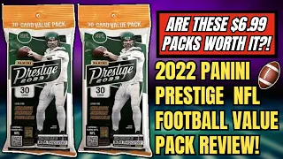 *2023 PRESTIGE FOOTBALL VALUE PACK REVIEW!🏈 ARE THESE $6.99 PACKS WORTH IT?!🤔