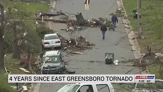 It's been 4 year since a tornado swept through east Greensboro