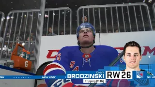 NHL 21 Season mode: Columbus Blue Jackets vs New York Rangers - (Xbox One HD) [1080p60FPS]