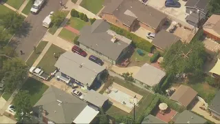 BEAR SIGHTING: SkyFOX over scene of bear sighting in Pasadena