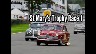 Goodwood Revival 2021 St. Mary's Trophy - Race 1 - Alfa Romeo Giulietta ti onboard