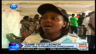 News : Standard group holds 'Game Yetu' street bash in Kisumu