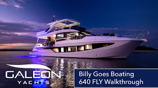 Stunning Galeon 640 Fly Palm Beach Boat Show 2023 for Silver Seas Yachts Seattle