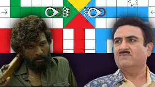 Taarak Mehta Ka Ooltah Chashmah / Jethalal / Pushpa | LUDO KING 2 PLAYER GAMEPLAY