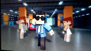 Mincraft parody Psy Minecraft style