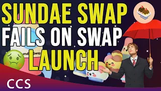 SundaeSwap Launch Fails on Swap  ADA-SUNDAE - Huge congestion and Swap errors for Cardano DEX Launch