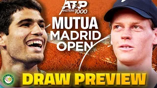 Alcaraz 3 IN A ROW? | ATP Madrid Open 2024 | Draw Preview & Predictions | GTL Tennis Podcast