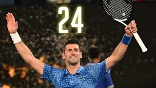 Novak Djokovic - 24 Incredible Hard Court Points!