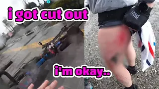 CDawgVA falls off the bike and gets injured