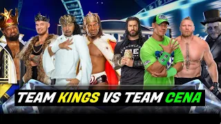 Team KINGS Vs Roman Reigns Brock Lesnar John Cena & Uncle Howdy WWE 2K22