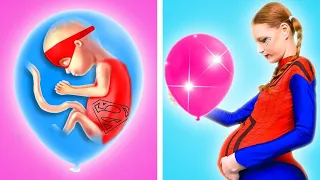 SUPERHEROÍNAS EMBARAZADAS || Divertidas Situaciones De Embarazo De Superhéroes En La Vida Real
