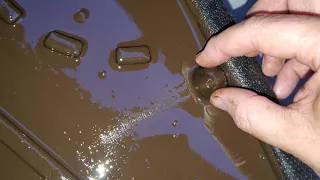 Neodymium magnet in gear oil from my rear diff