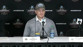 Penn State coach Cael Sanderson after winning 2024 NCAA Championships