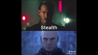 John Wick Vs Agent 47 #shorts