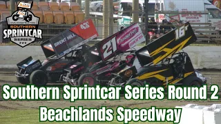 2023 Southern Sprintcar Series round 2 Beachlands speedway