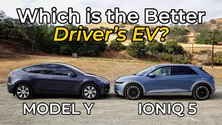 Tesla Model Y Long Range vs Hyundai IONIQ 5 Limited AWD - Head to Head Review!